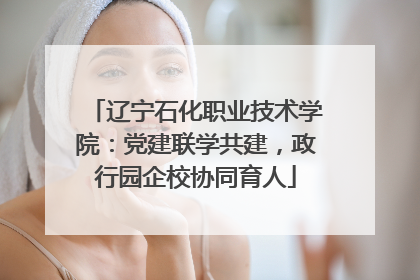 辽宁石化职业技术学院：党建联学共建，政行园企校协同育人