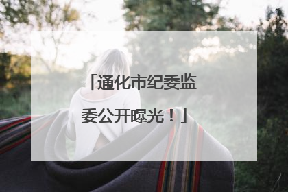 通化市纪委监委公开曝光！