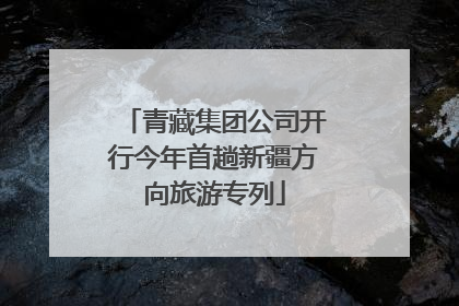 青藏集团公司开行今年首趟新疆方向旅游专列
