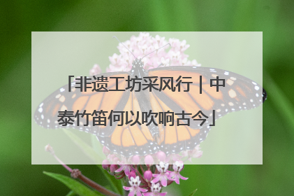 非遗工坊采风行｜中泰竹笛何以吹响古今
