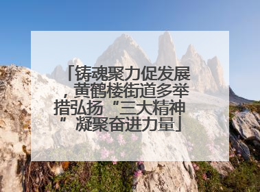 铸魂聚力促发展，黄鹤楼街道多举措弘扬“三大精神”凝聚奋进力量