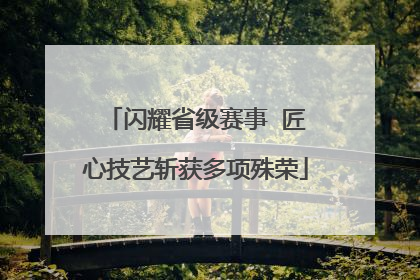 闪耀省级赛事  匠心技艺斩获多项殊荣