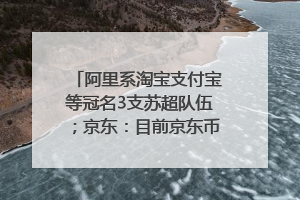 阿里系淘宝支付宝等冠名3支苏超队伍；京东：目前京东币链科技并没有开始发行稳定币｜早资道