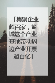 集聚企业超百家，盐城这个产业基地带动周边产业开票超百亿