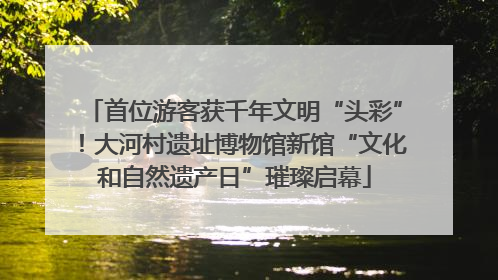 首位游客获千年文明“头彩”！大河村遗址博物馆新馆“文化和自然遗产日”璀璨启幕