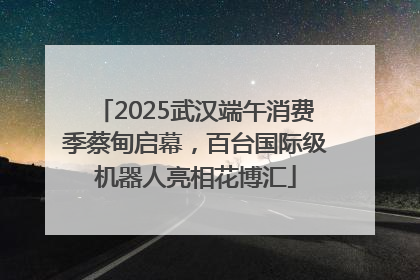 2025武汉端午消费季蔡甸启幕，百台国际级机器人亮相花博汇